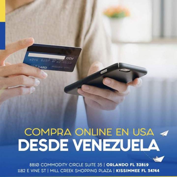 Buying online in USA from venezuela Orlando